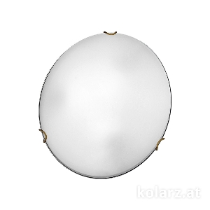 KOLARZ-Austrolux Leuchten Deckenleuchten & Deckenlampen von KOLARZ-Austrolux Leuchten Deckenleuchte MOON, Altmessing D 40 cm, Höhe 9 cm, 2 flg., E27, 60 W A1306.12.4