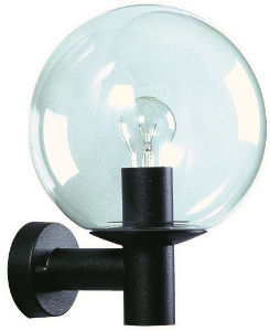 Wandleuchte Typ Nr. 0639 - Farbe: schwarz, für 1 x Lampe, E27 von Albert Leuchten
