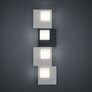Deckenleuchten & Deckenlampen von BANKAMP Leuchtenmanufaktur LED-Deckenleuchte Cube - Ausstellungsstück - 7710/4-69