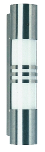 Klassische Außenleuchten & Außenlampen von Albert Leuchten Wandleuchte Typ Nr. 0251 - Edelstahl, für 1 x Lampe max. 20 W, E27 690251