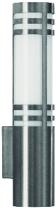 Klassische Außenleuchten & Außenlampen von Albert Leuchten Wandleuchte Typ Nr. 0258 - Edelstahl, für 1 x Lampe max. 20 W, E27 690258