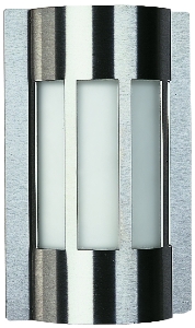Klassische Außenleuchten & Außenlampen von Albert Leuchten Wandleuchte Typ Nr. 6119 - Edelstahl für 1 x Lampe, E27 696119