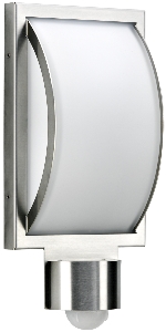 Klassische Wandleuchten & Wandlampen für außen von Albert Leuchten Wandleuchte Typ Nr. 6391 - Edelstahl, mit BWM, mit 1 x LED 10 W 696391