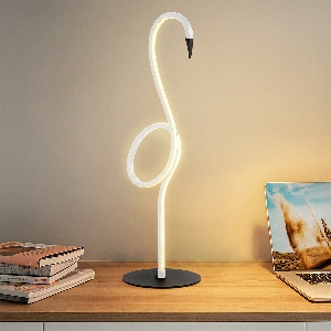 Elstead Tischleuchten, Tischlampen & Schreibtischleuchten von Elstead Flamingo LED-Tischlampe - Weiß FLAMINGO-TL-WHT