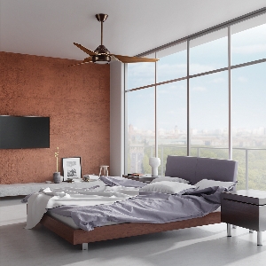 Elstead Deckenventilatoren mit und ohne Licht von Elstead Jade - 152cm / 60in Ventilator - Ölgebürstete Bronze KLF-JADE-60-BB