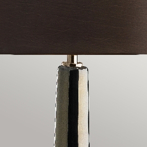 Elstead&nbsp;Job 1 Light Tischleuchte - Bronze Metallic, Brauner Schirm&nbsp;JOB-TL