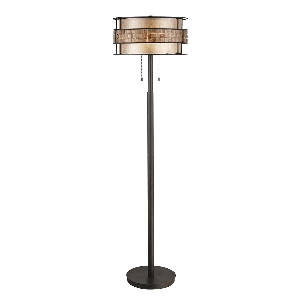 Serie LAGUNA VON ELSTEAD von Elstead von Elstead Laguna 2 Light Stehleuchte - Renaissance Kupfer QZ-LAGUNA-FL-A