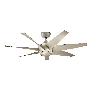 Lehr II - 54in / 137cm Ventilator - Antik Satin Silber von Elstead