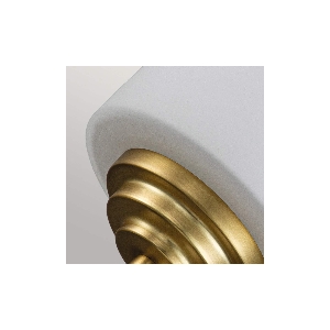 Wandleuchten & Wandlampen von Elstead Malibu 1 Light Wall Light - Messing gebürstet FE-MALIBU1-BATH-BB