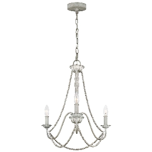 Maryville 3 Light Chandelier - Washed Grey von Elstead