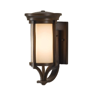 Merrill 1 Light Small Wall Lantern - Heritage Bronze von Elstead
