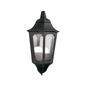 Parish 1 Light demi-lanterne - Noir von Elstead