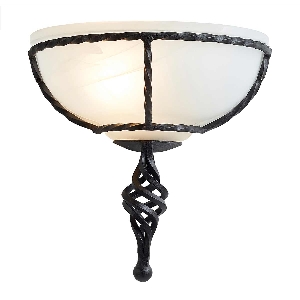 Pembroke 1 applique murale légère - Noir von Elstead