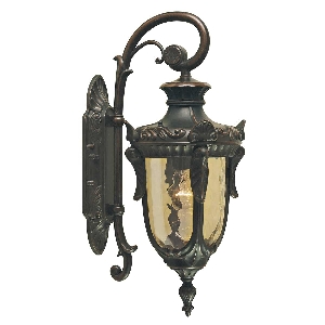 Philadelphia 1 Light Medium Down Wandlaterne - Altbronze von Elstead