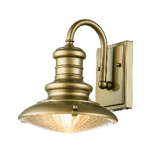 Redding Station 1 Licht kleine Wandlaterne - Painted Distressed Bronze von Elstead