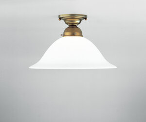 Deckenarmatur Aurora ohne Glas von Berliner Messinglampen