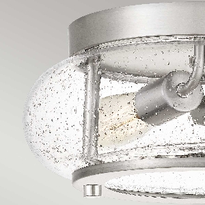 Serie TRILOGY VON ELSTEAD von Elstead von Elstead Trilogy 2 Licht bündig - Nickel gebürstet QZ-TRILOGY-FS-BN