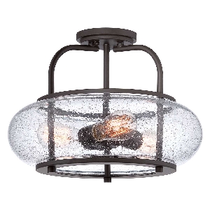 Trilogy 3 Light Medium Semi-Flush von Elstead