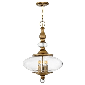 Elstead Hängeleuchte, Pendelleuchten & Hängelampen von Elstead Wexley 5 Leuchtende Pendelleuchte - Heritage Brass HK-WEXLEY-5P-HB