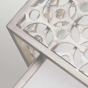 Serie KENNEY VON ELSTEAD von Elstead von Elstead Kenney 1 Leuchte Mini-Pendelleuchte - Sunrise Silber FE-KENNEY-MP