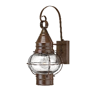 Cape Cod 1 Light Medium Applique murale lanterne - Bronze Siena von Elstead