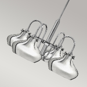 Serie CONGRESS VON ALLE von Alle von Elstead Congress 4 Licht Kronleuchter - Chrom HK-CONGRESS4-C-CM