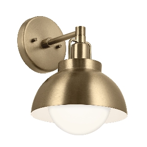 Elstead Wandleuchten & Wandlampen von Elstead Kichler Niva 1 lt wandelbare Wandleuchte - Champagner Bronze KL-NIVA-1W-1P-CPZ