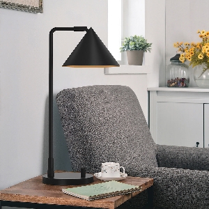 Serie REMYCK VON ELSTEAD von Elstead von Elstead Alora Mood Remyck 1 lt Tischlampe - Mattschwarz ALM-REMYCK-TL-BK