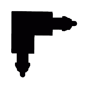 Halo Design Artikel von Halo Design Halo track ANGLE 90º f. Halo-Track  Schwarz 720545