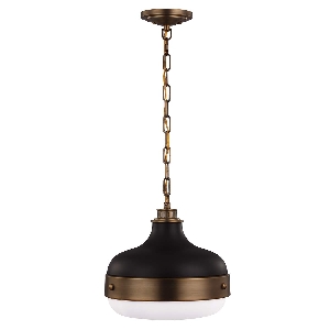 Cadence 2 Suspension lumineuse - laiton foncé antique/noir mat von Elstead