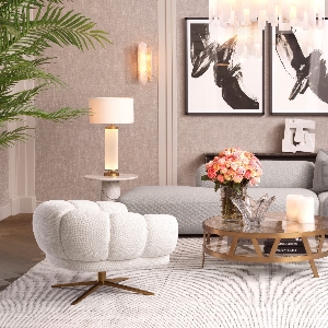 traumhafte Sessel von Eichholtz Drehstuhl Sunset 117939