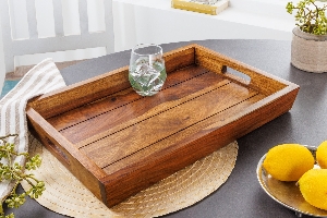 Casa Élite Serviertabletts von Casa Élite Tablett MAKASSAR  41120