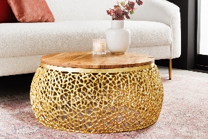 Serie LEAF VON CASA ELITE von Casa Élite von Casa Élite Couchtisch LEAF  43228