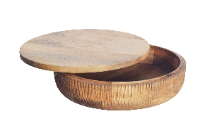 Schale PURE NATURE mit Deckel  von Casa Élite