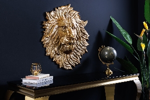 Serie WILDLIFE VON CASA ELITE von Casa Élite von Casa Élite Wanddekoration WILDLIFE LION 43953