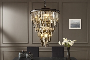 Casa Élite Hängeleuchte, Pendelleuchten & Hängelampen von Casa Élite Kronleuchter CRYSTAL 44818