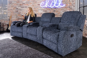 Serie HOLLYWOOD VON CASA ELITE von Casa Élite von Casa Élite Kinosessel HOLLYWOOD 3-sitzig 42814