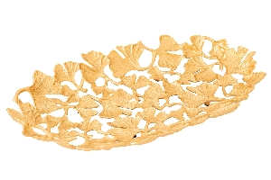 Casa Élite Schalen von Casa Élite Dekoschale GINKGO LEAVES 41793