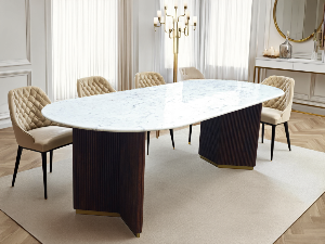 Serie GATSBY VON ALLE von Alle von Casa Élite Esstisch GATSBY 45829