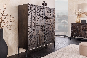 Serie TRIBAL VON CASA ELITE von Casa Élite von Casa Élite Highboard TRIBAL 45996