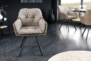 Serie LOUNGER VON CASA ELITE von Casa Élite von Casa Élite Swivel chair LOUNGER 41662