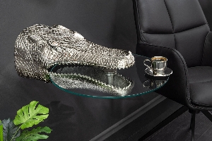Serie WILDLIFE VON CASA ELITE von Casa Élite von Casa Élite Side table WILDLIFE CROCODILE 44843