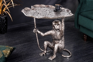 Serie WILDLIFE VON CASA ELITE von Casa Élite von Casa Élite Side table WILDLIFE MONKEY 44836