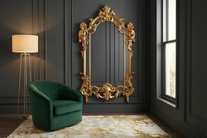 Casa Élite Artikel von Casa Élite Wall mirror OPULENT  48195
