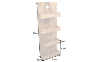 Serie HEMINGWAY VON CASA ELITE von Casa Élite von Casa Élite Küchenregal HEMINGWAY  42573