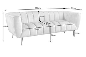 Casa Élite Artikel von Casa Élite Sofa NOBLESSE  43264