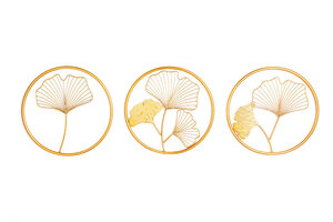 Casa Élite Artikel von Casa Élite Wanddekoration GINKGO  41273