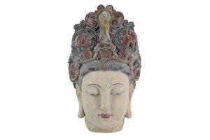 Casa Élite Artikel von Casa Élite Dekofigur BUDDHA-KOPF  48041