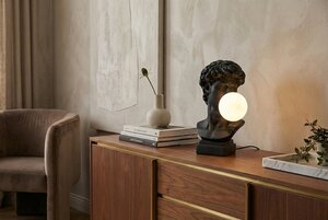 Serie DAVID VON CASA ELITE von Casa Élite von Casa Élite Tischleuchte DAVID  48057