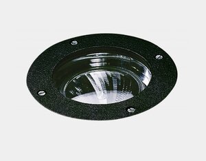 Bodeneinbaustrahler von Albert Leuchten Erdeinbaustrahler Typ Nr. 2128 - Farbe: schwarz, für 1 x PAR 30 - 75 W, E27 662128